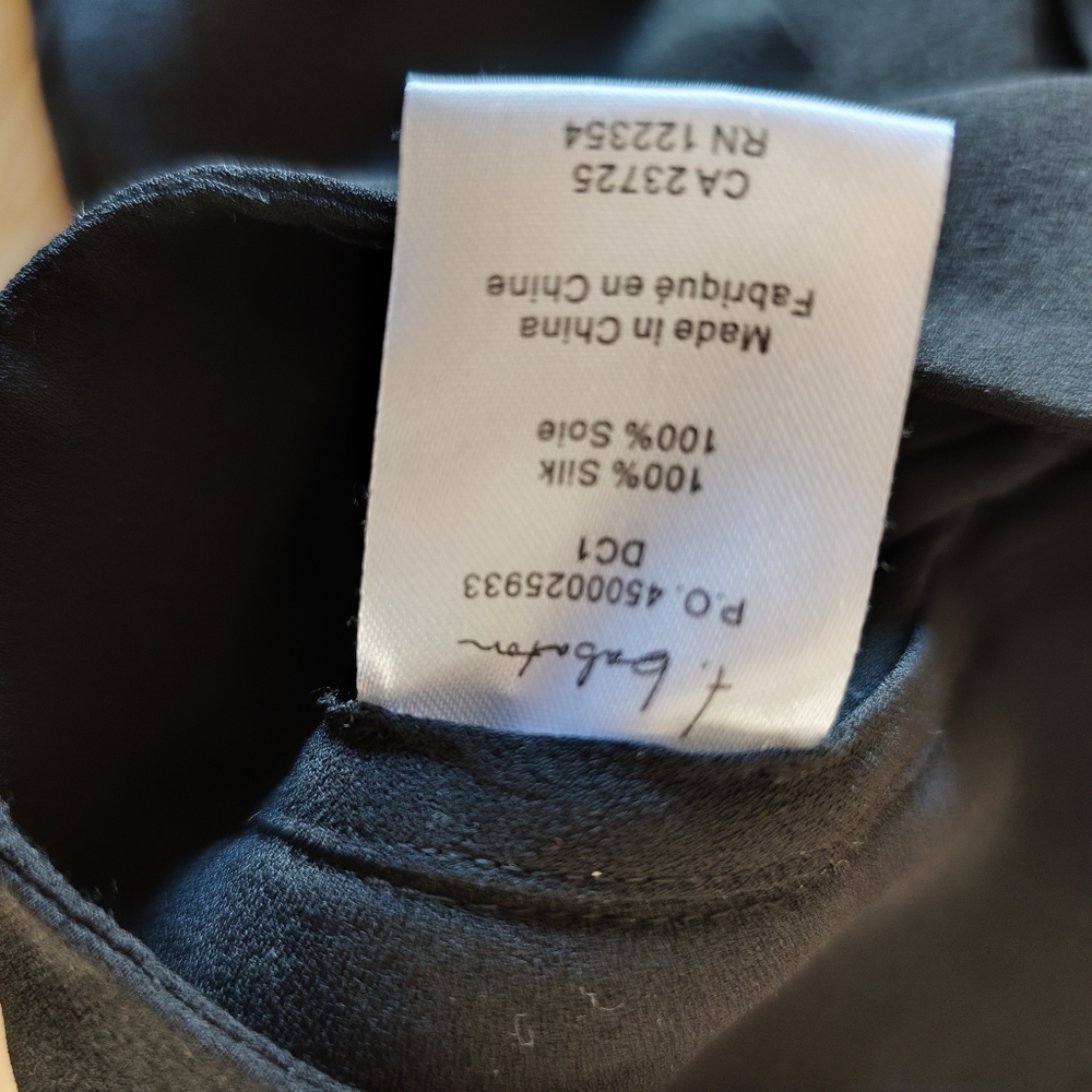 Womens 100% Silk Pants Sz 2 - Picture 5 of 12